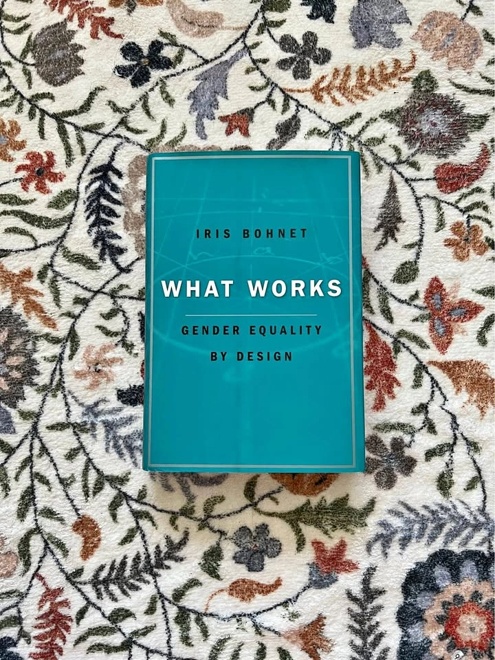 Iris Bohnet What Works Gender Equality by Design Book