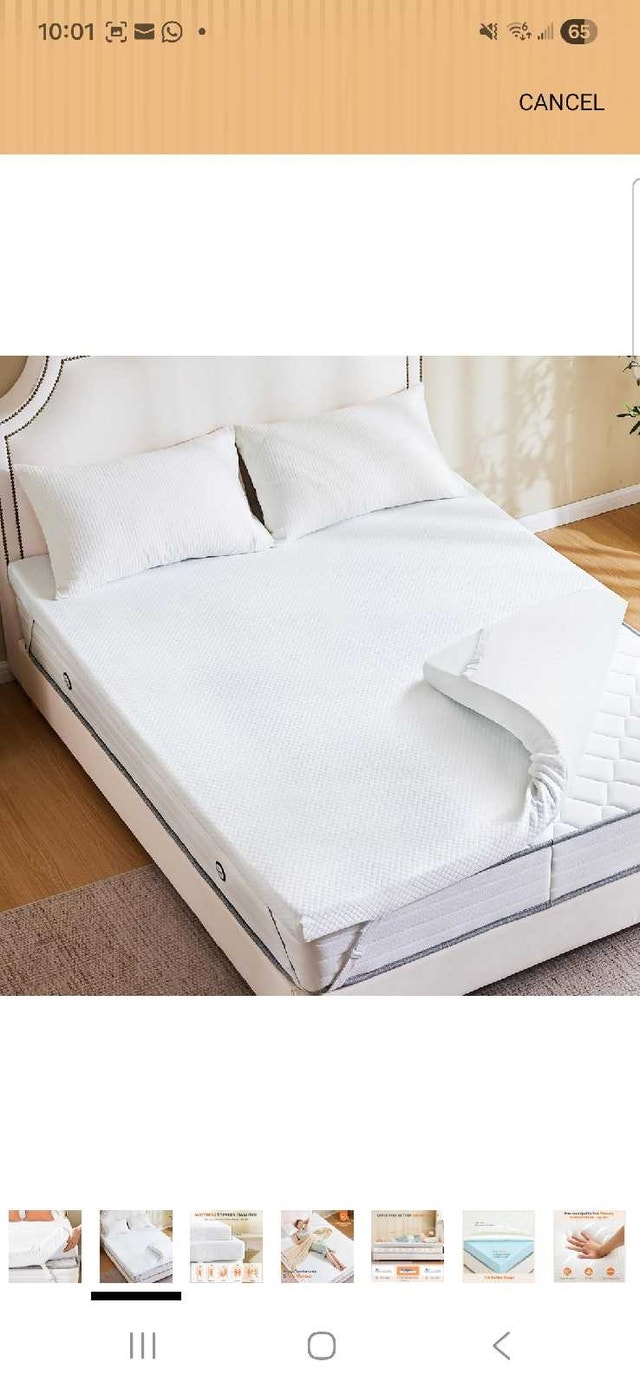 King Mattress Topper New