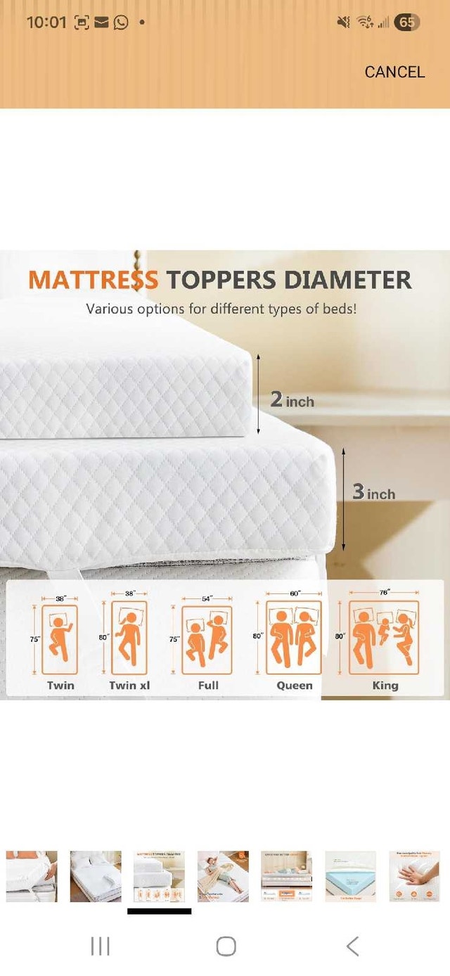 King Mattress Topper New - photo 4