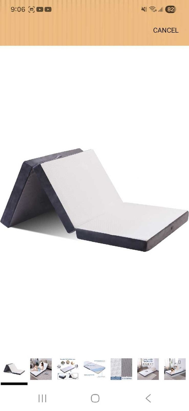 Tri-Fold Mattress