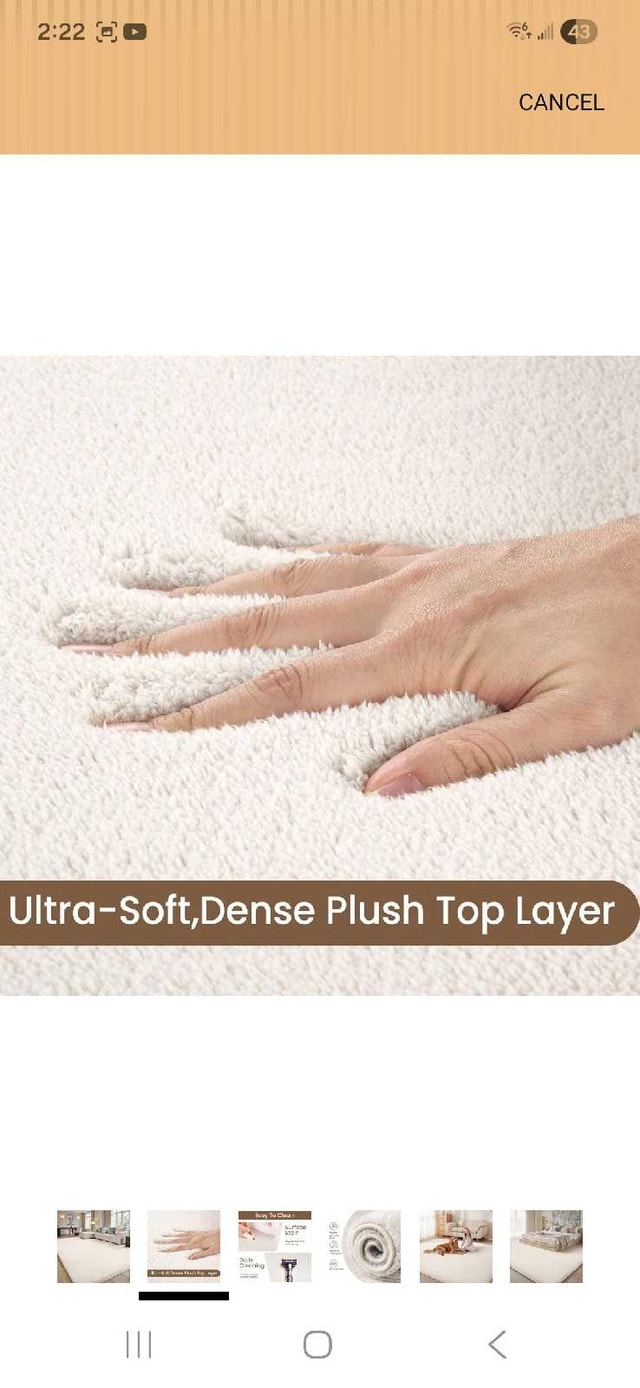 New Faux Fur Area Rug 9x12 - photo 4