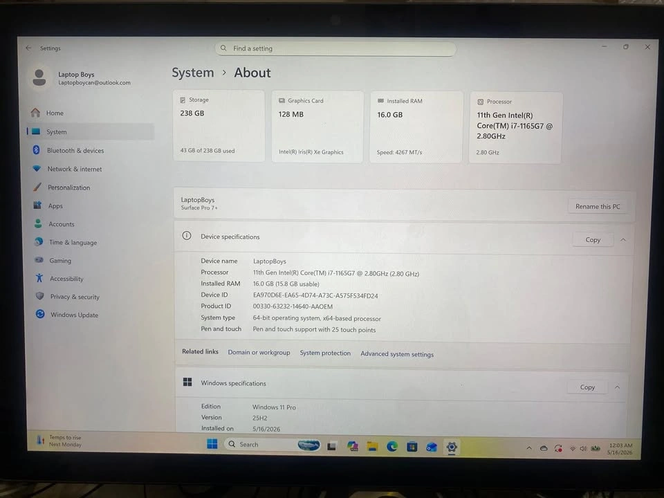 Microsoft Surface Pro 7+ Lot of 50 - Wholesale - photo 2