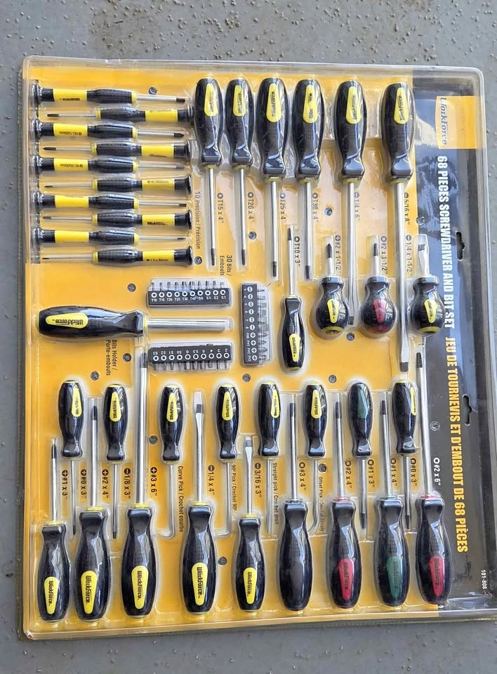 Workforce 68 pcs Screwdriver and Bit Set