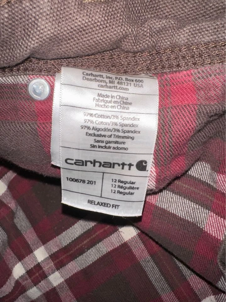 Carhartt Relaxed Fit Pants Size 12 Regular Women’s - photo 4