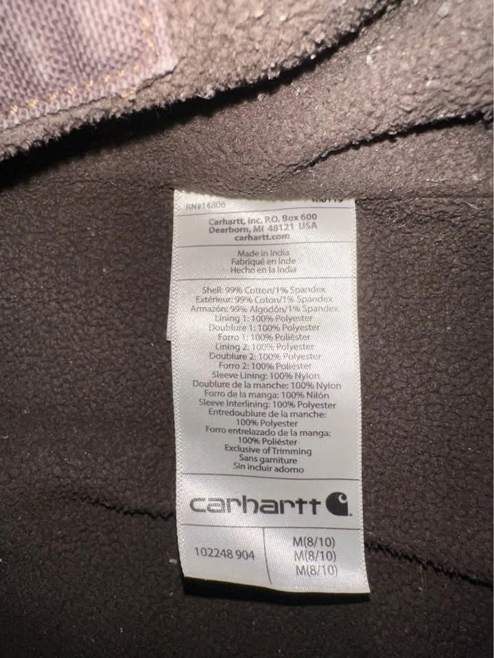 Carhartt Youth Medium Sherpa Lined Jacket - photo 5