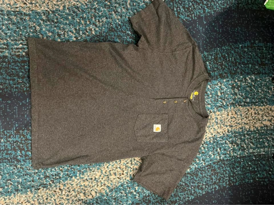 Carhartt Original Fit Henley Pocket T-Shirt Size M