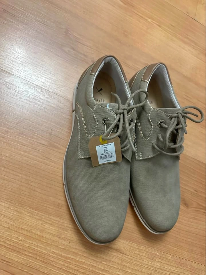 Denver Hayes Beige Casual Shoes Size 8.5