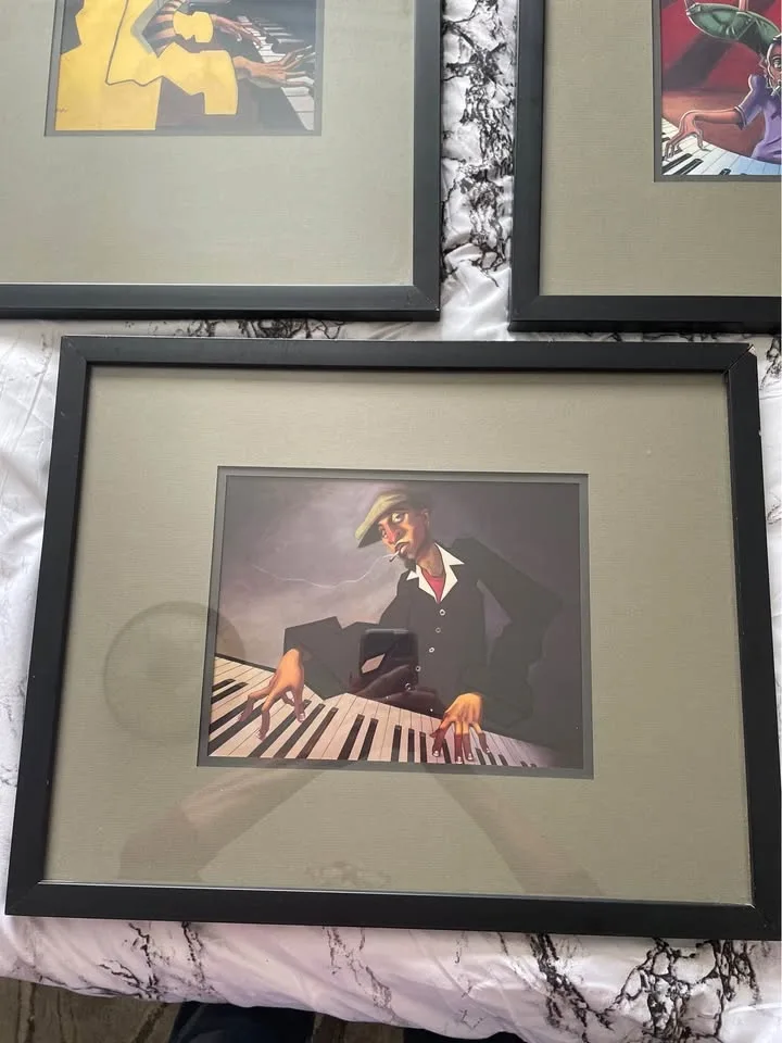 3 Justin Bua Prints: Piano Man, Piano Man II, Jazz Trio - photo 4