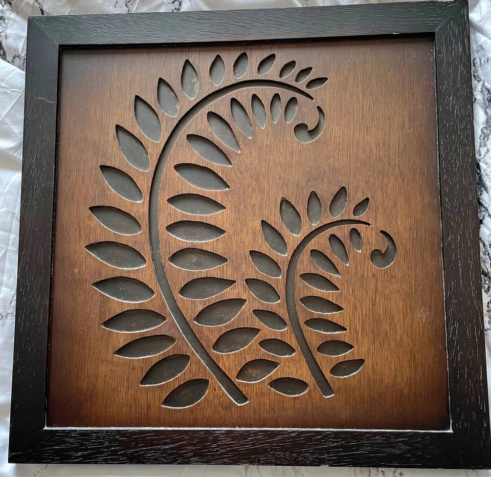 Framed Carving Picture - Made in Thailand
