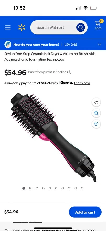 New Revlon One-Step Ceramic Hair Dryer & Volumizer Brush