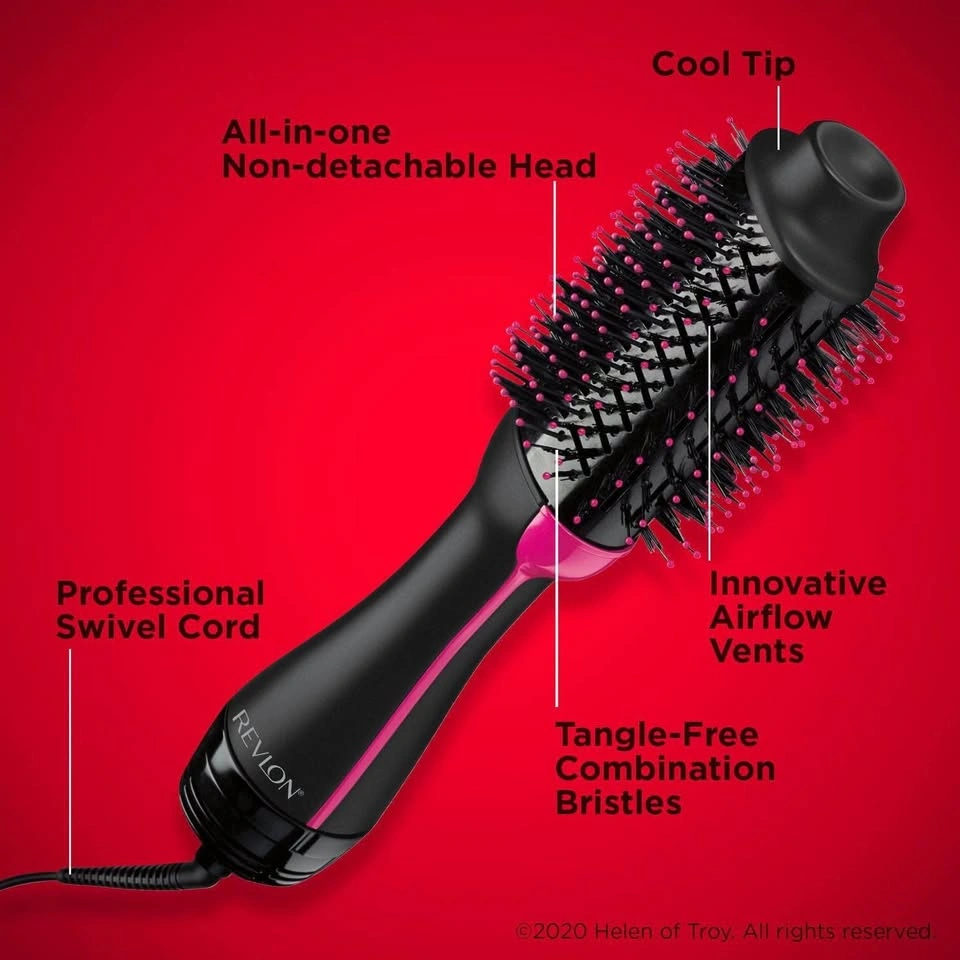 New Revlon One-Step Ceramic Hair Dryer & Volumizer Brush - photo 2