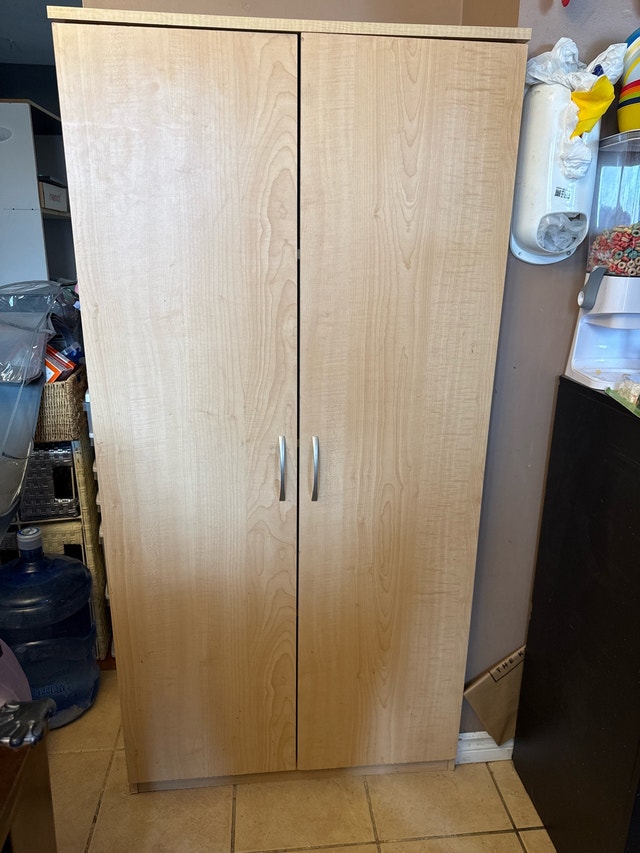 light brown cabinet!!