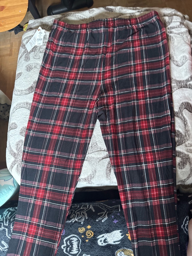 Red and Black Plaid Pajamas