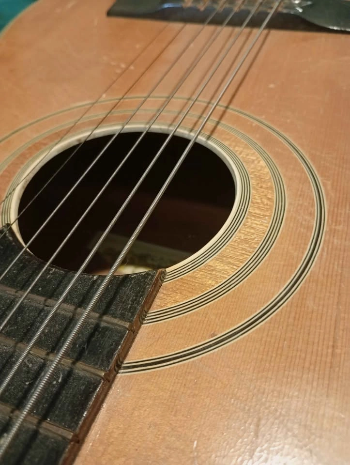 1970s Suzuki No. 6 Acoustic Guitar - Made in Japan - photo 3