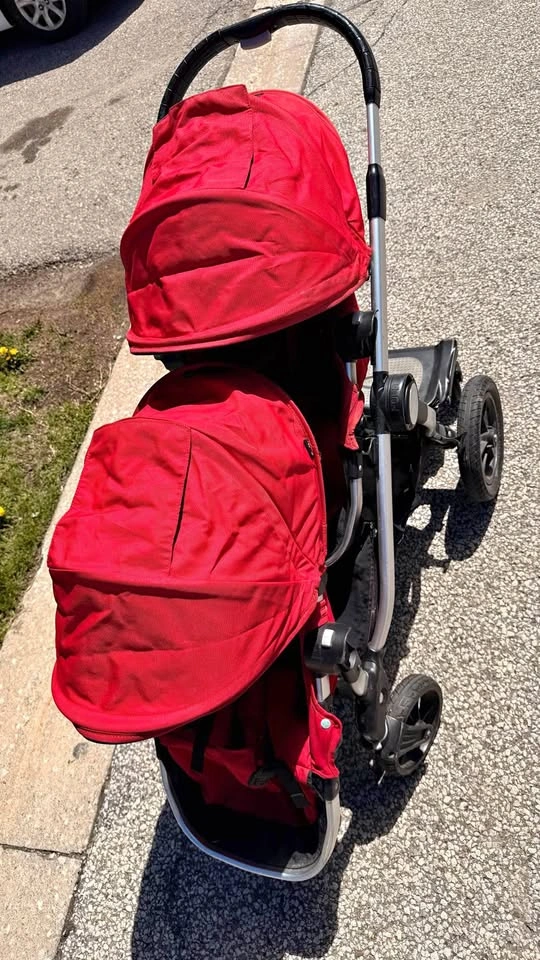 Baby Jogger City Select Stroller – Double Seats + Glider Board
