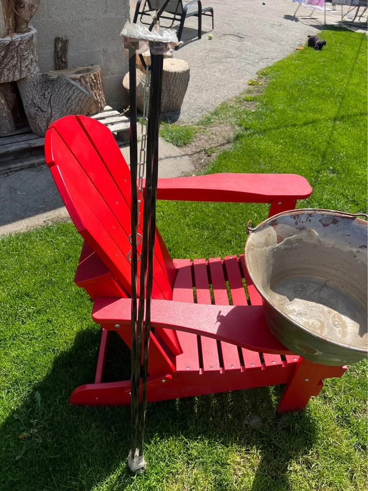 Outdoor cooking pot with stand - photo 4