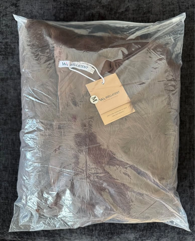 Brand New WELLATENT Faux Fur Coat - Size M (Brown) - photo 5
