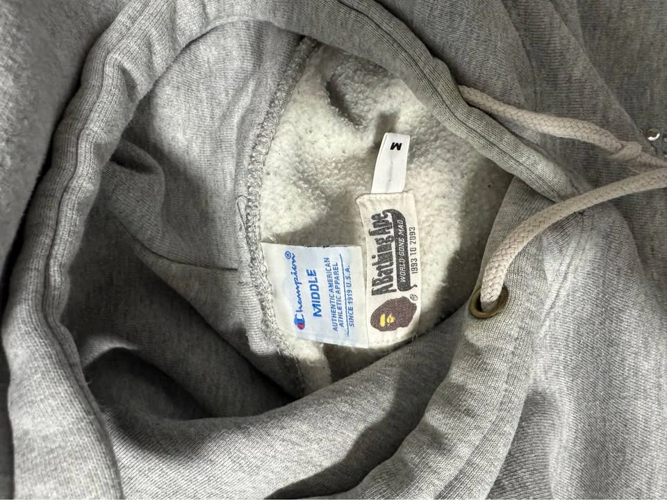 Bathing Ape x Champion Rhinestone Hoodie - photo 2