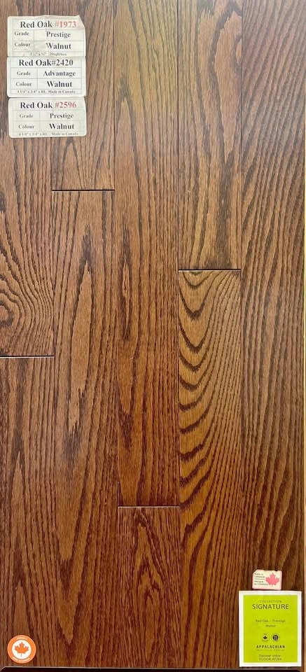 $5.49/sqft Appalachian Hardwood Flooring 4.25" | Walnut Red Oak