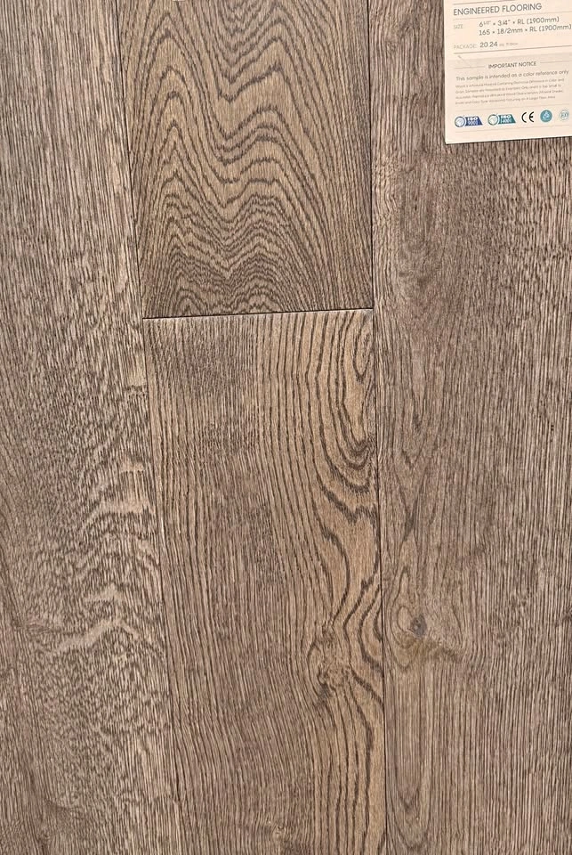 $3.69/sqft European Oak Engineered Flooring 6.5" | Cocoa