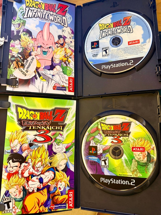 Playstation 2 PS2 Dragon Ball Z Games - photo 2
