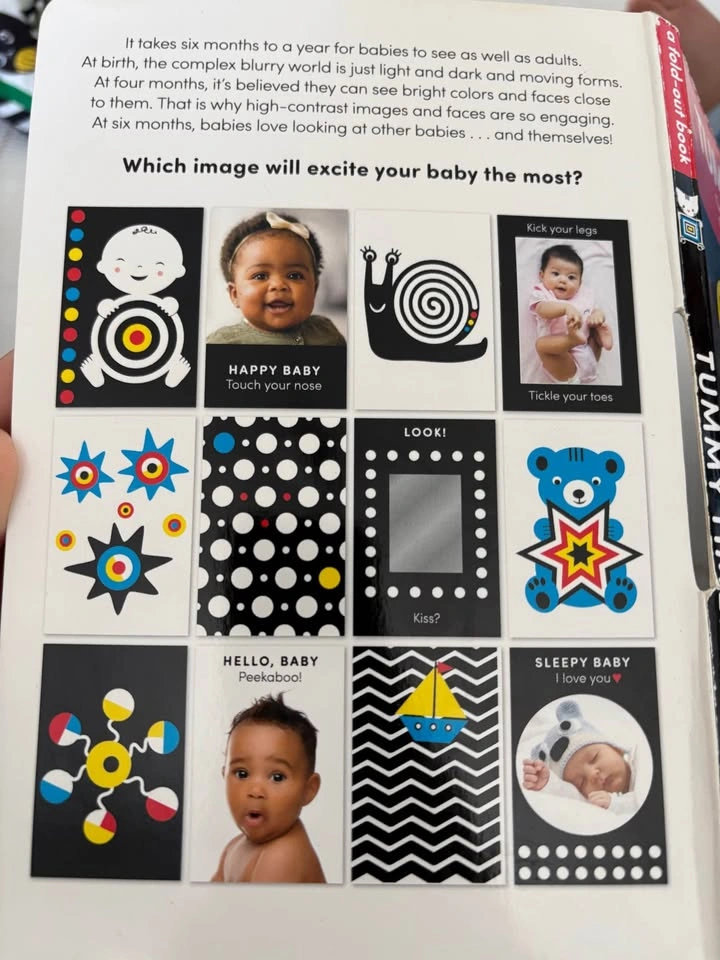 Little Comet Tummy Time High-Contrast Fold-Out Book - photo 4