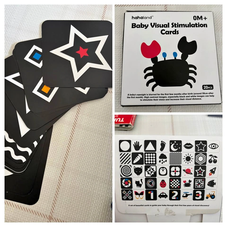 hahaland Baby Visual Stimulation Cards