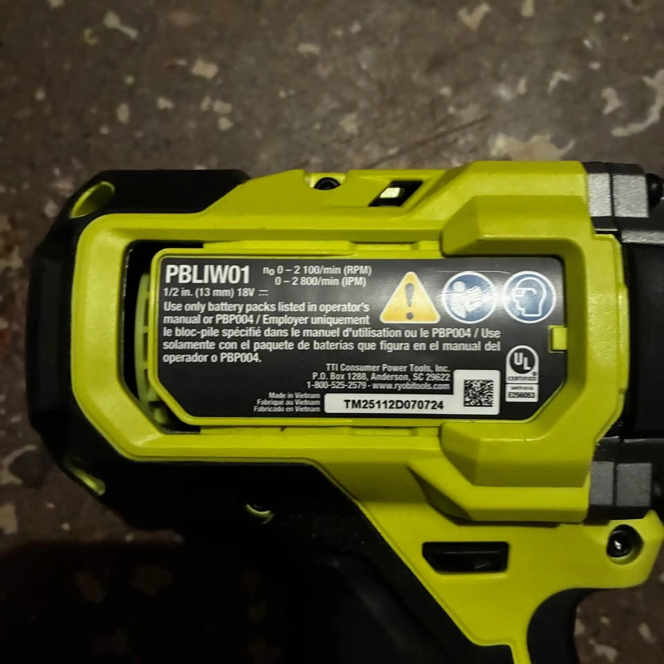 Ryobi ONE+ HP 18V 1/2in High Torque Impact Wrench - photo 3