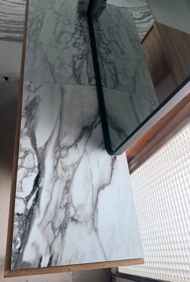 Marble Top Entrance Console Table - photo 2