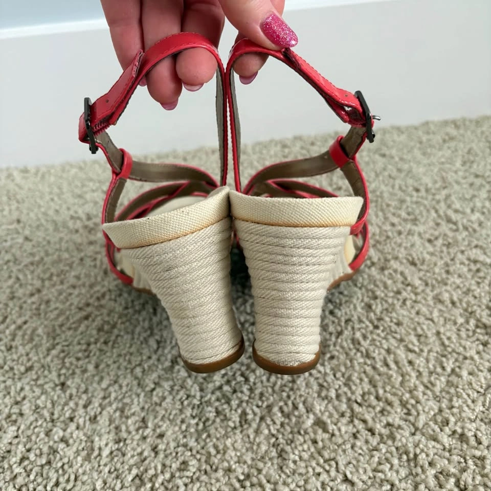 Rockport Size 7 Glen Annan Wedge Sandals - photo 3