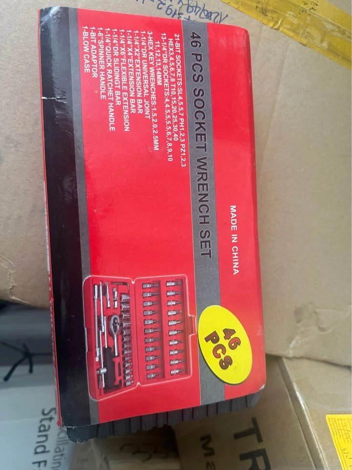 46 Pcs 1/4" Drive Socket Ratchet Wrench Set w/ Case - photo 3
