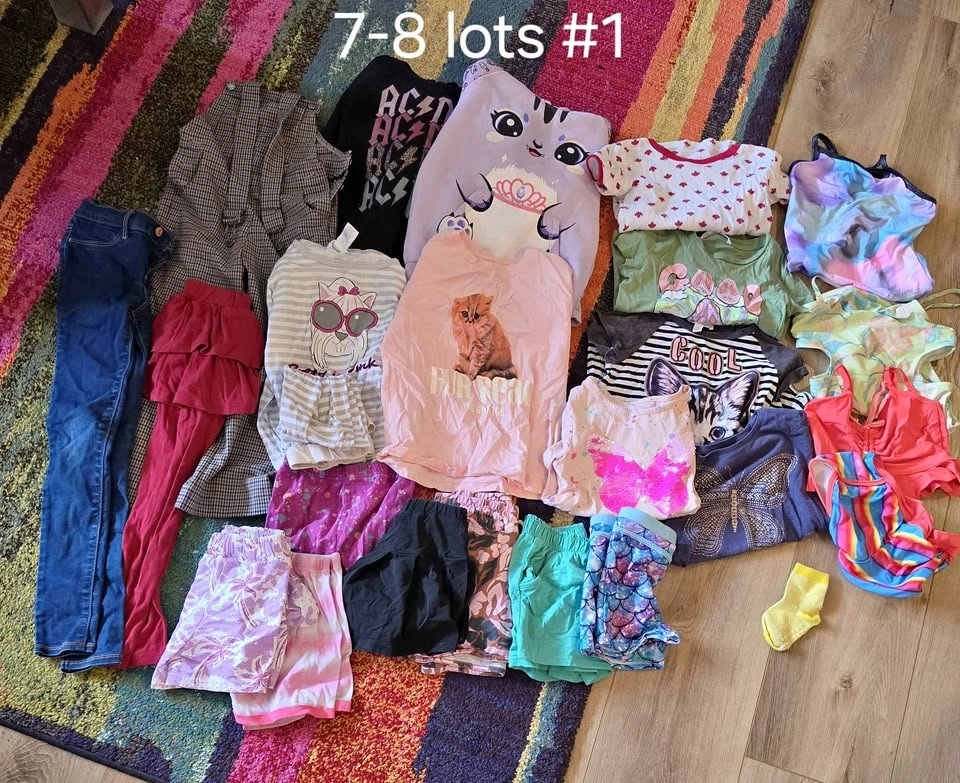 Lot # 1 Girls Clothing Lot Size 7–8