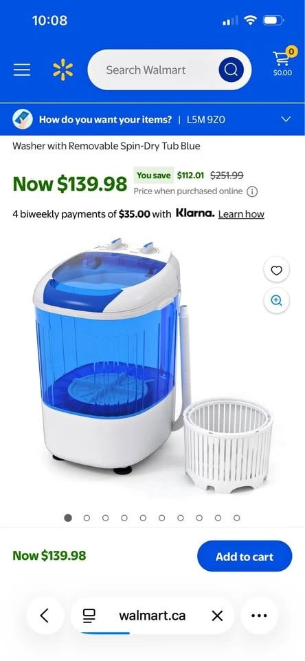 Foldable Portable Mini Washing Machine – Brand New In Box