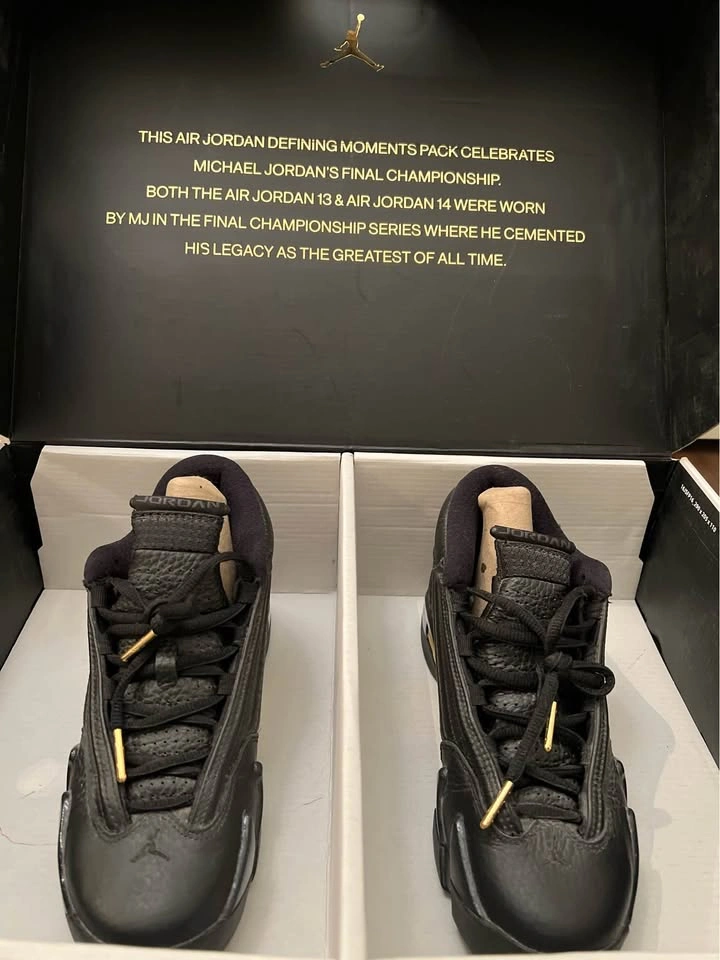 Authentic Air Jordan 14 Retro DMP 2017 - Size 4.5Y - photo 3