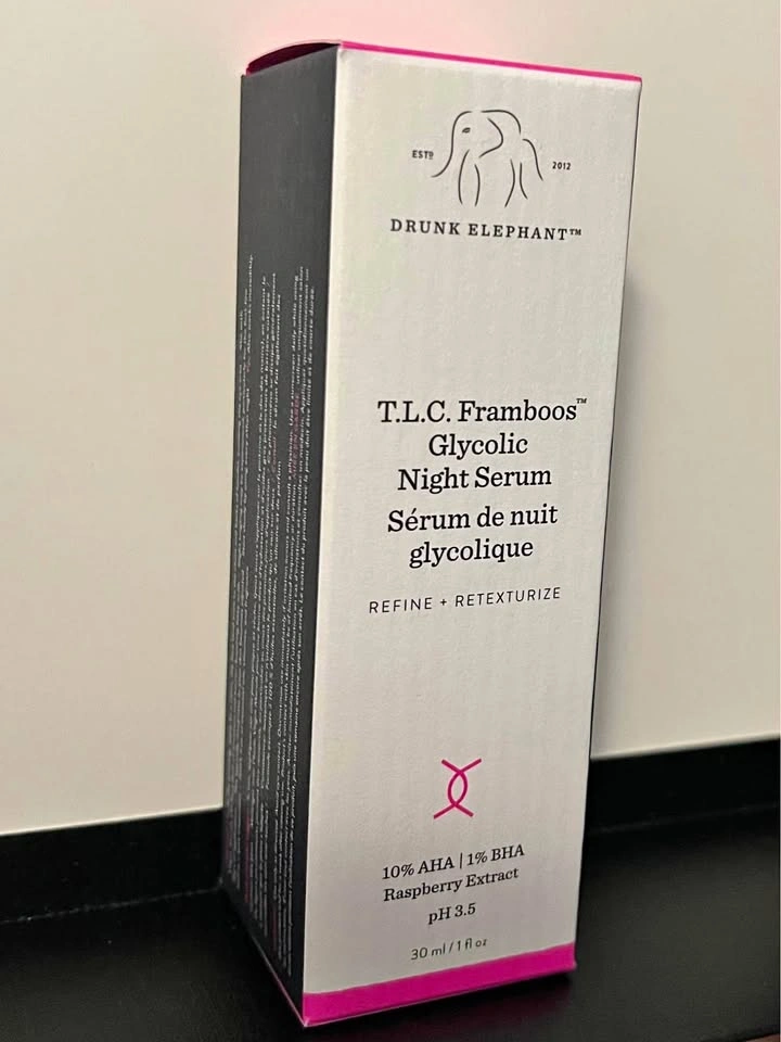 Drunk Elephant T.L.C. Framboos Glycolic Resurfacing Night Serum