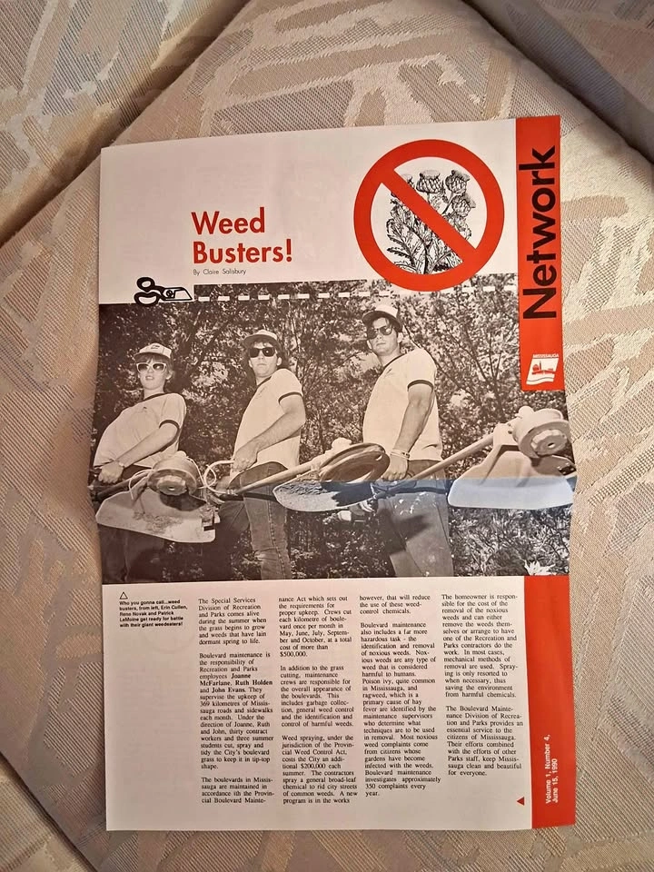 Vintage Mississauga "Network" Newsletter June 1990
