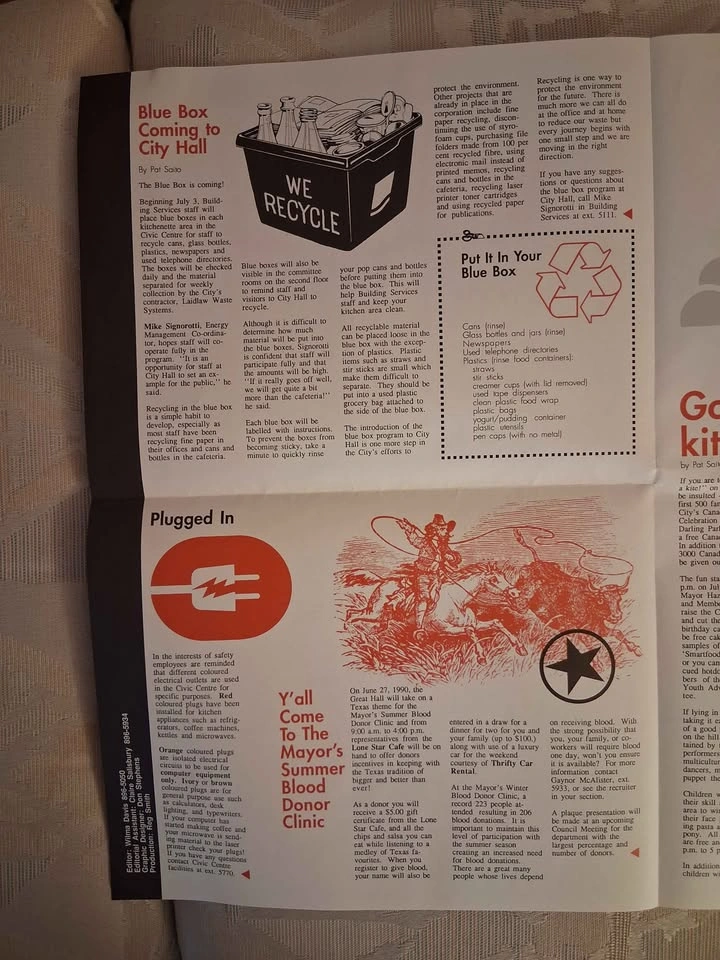 Vintage Mississauga "Network" Newsletter June 1990 - photo 2