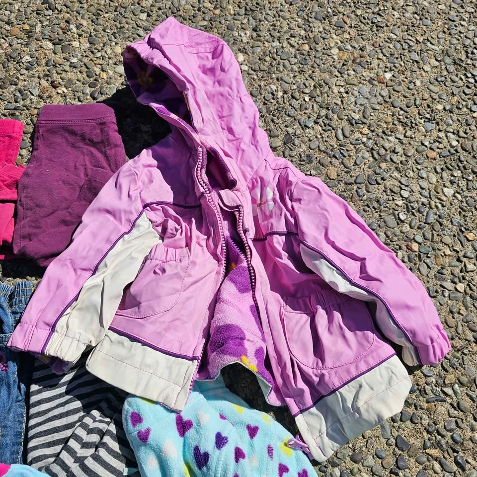 Baby Girl Clothes Lot (12 months) - Pink Purple Blue - photo 3