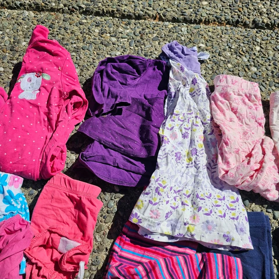 Baby Girl Clothes Lot (12 months) - Pink Purple Blue - photo 5