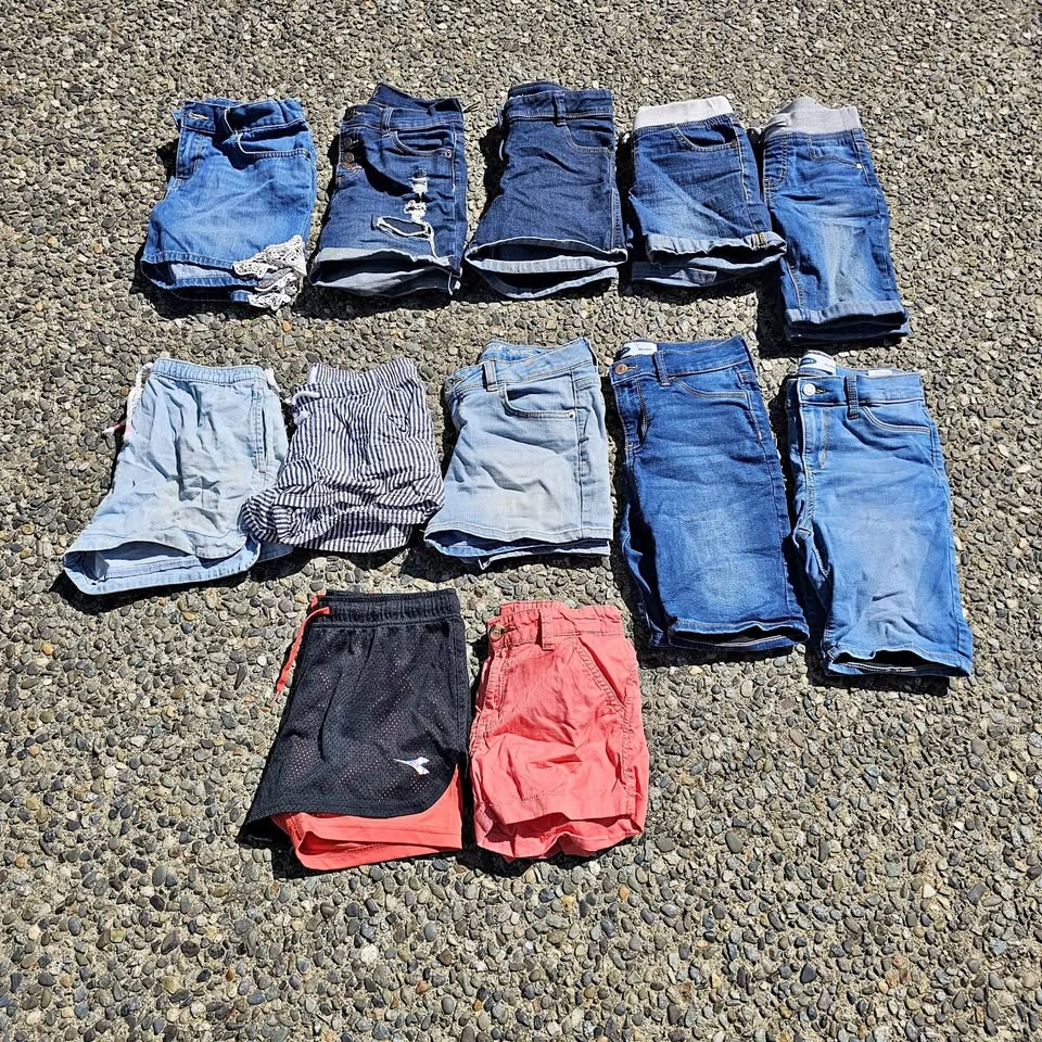 Girls Shorts Bundle - 12 Pairs, Justice & More