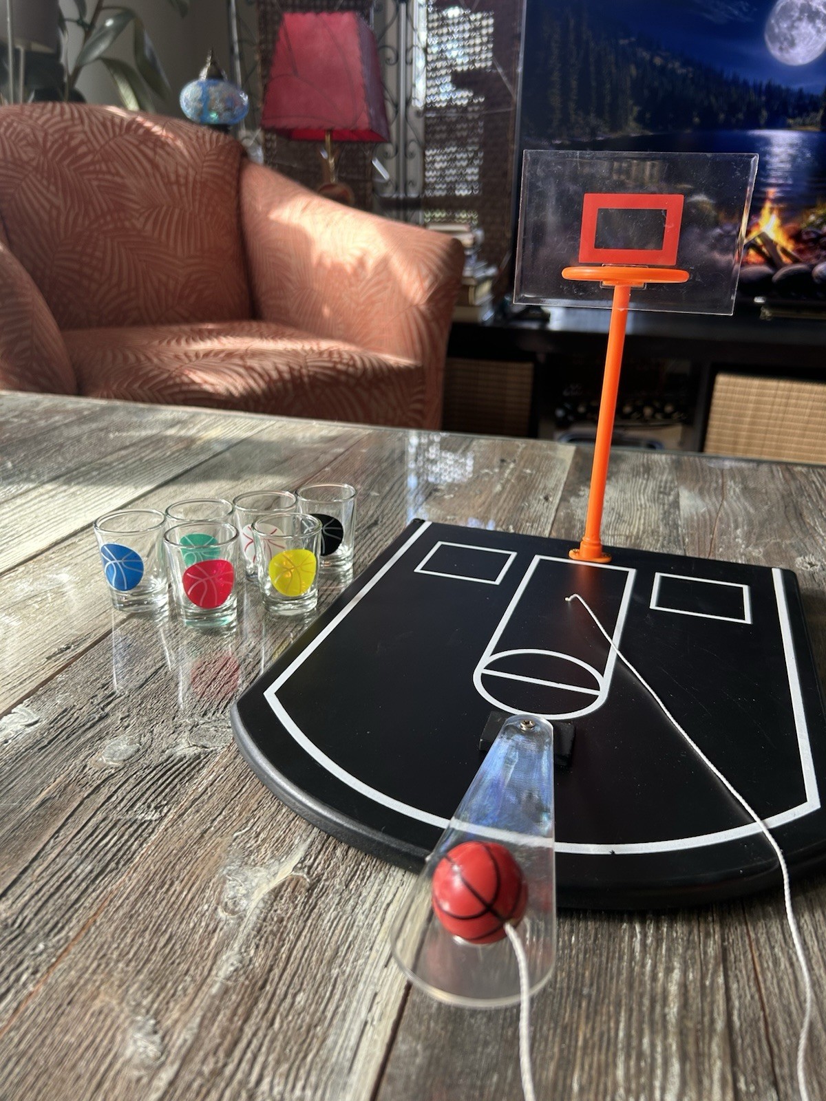 3 Pointers Basketball Drinking Game - Man Cave Collection - New/ - photo 2