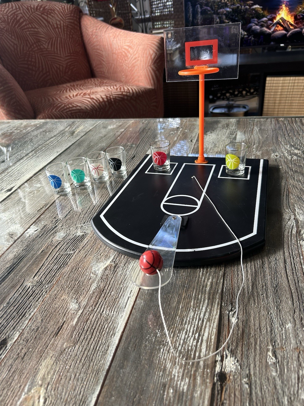 3 Pointers Basketball Drinking Game - Man Cave Collection - New/ - photo 5