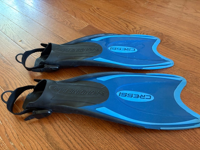 Cressi Rondine Palau Snorkeling Fins - Blue/Black - Great