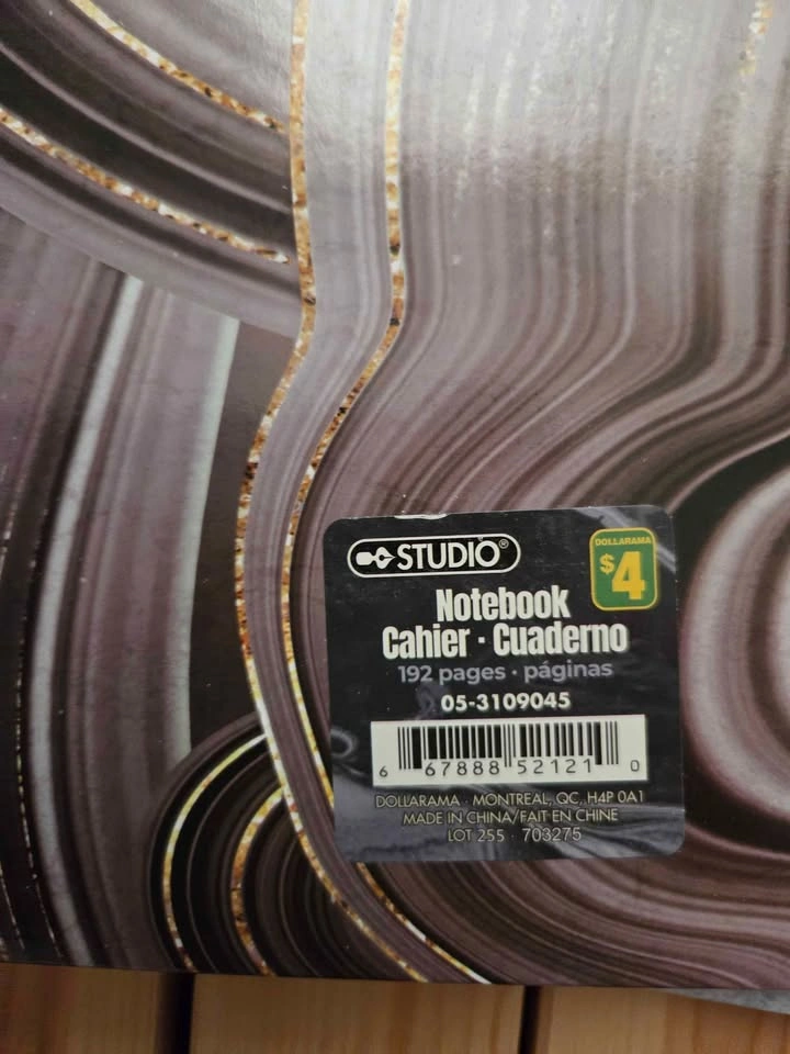 3 Large Dollarama Notebooks (New) - photo 2