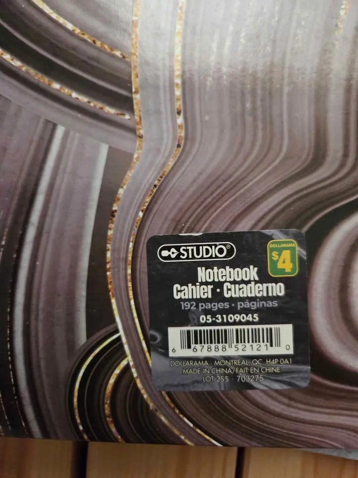 3 Large Dollarama Notebooks (New) - photo 2