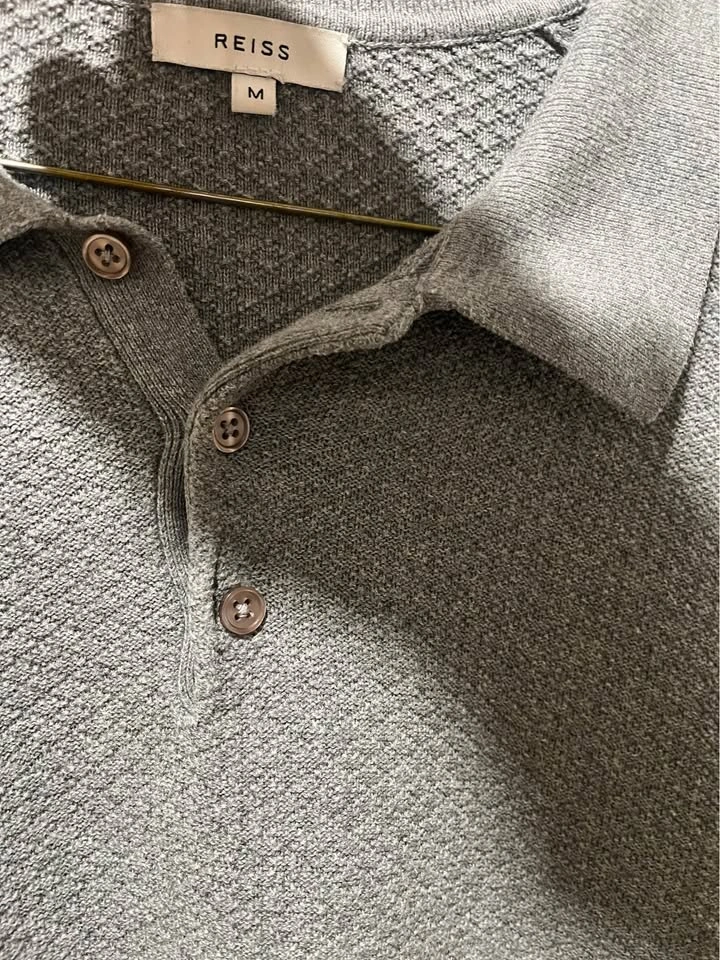 (Retail $150+) Reiss Grey Long Sleeve - photo 2