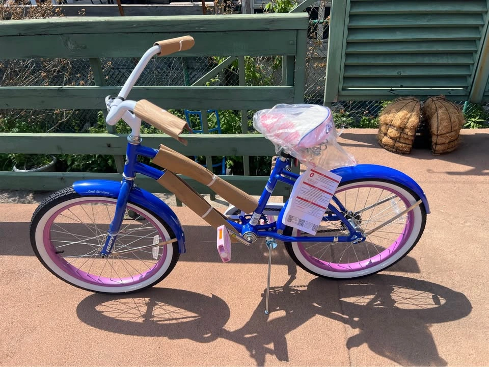 Huffy 20" Good Vibrations Cruiser Bike Blue Girls - photo 3