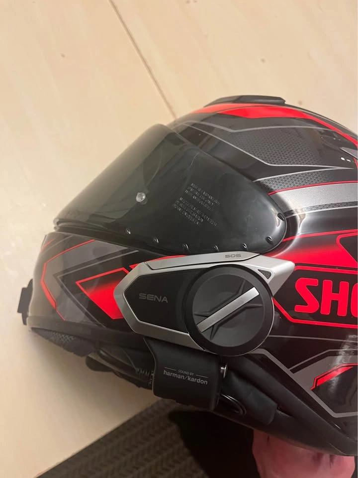 Shoei RF-1400 Helmet + Sena 50S + Extra Visor - photo 5