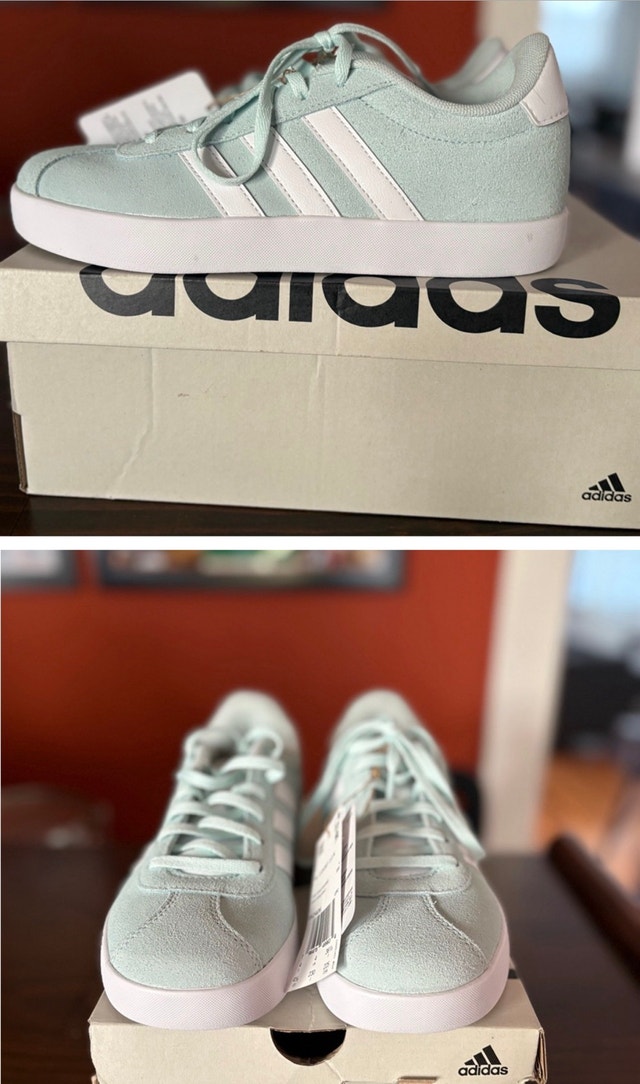 BNWT adidas mint green court