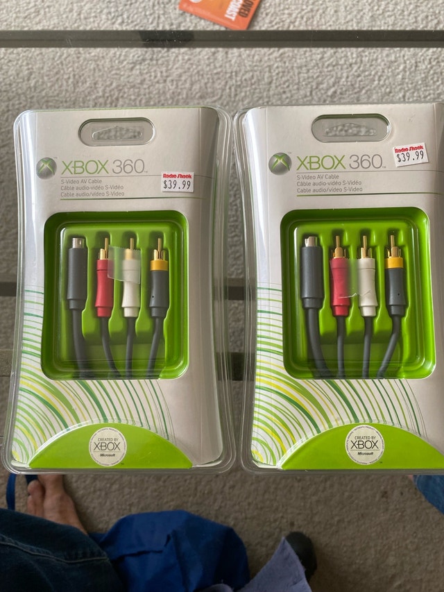 XBOX 360 S-Video AV Cable